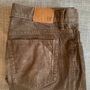 Gap Brown Corduroy Slim Pants for Men